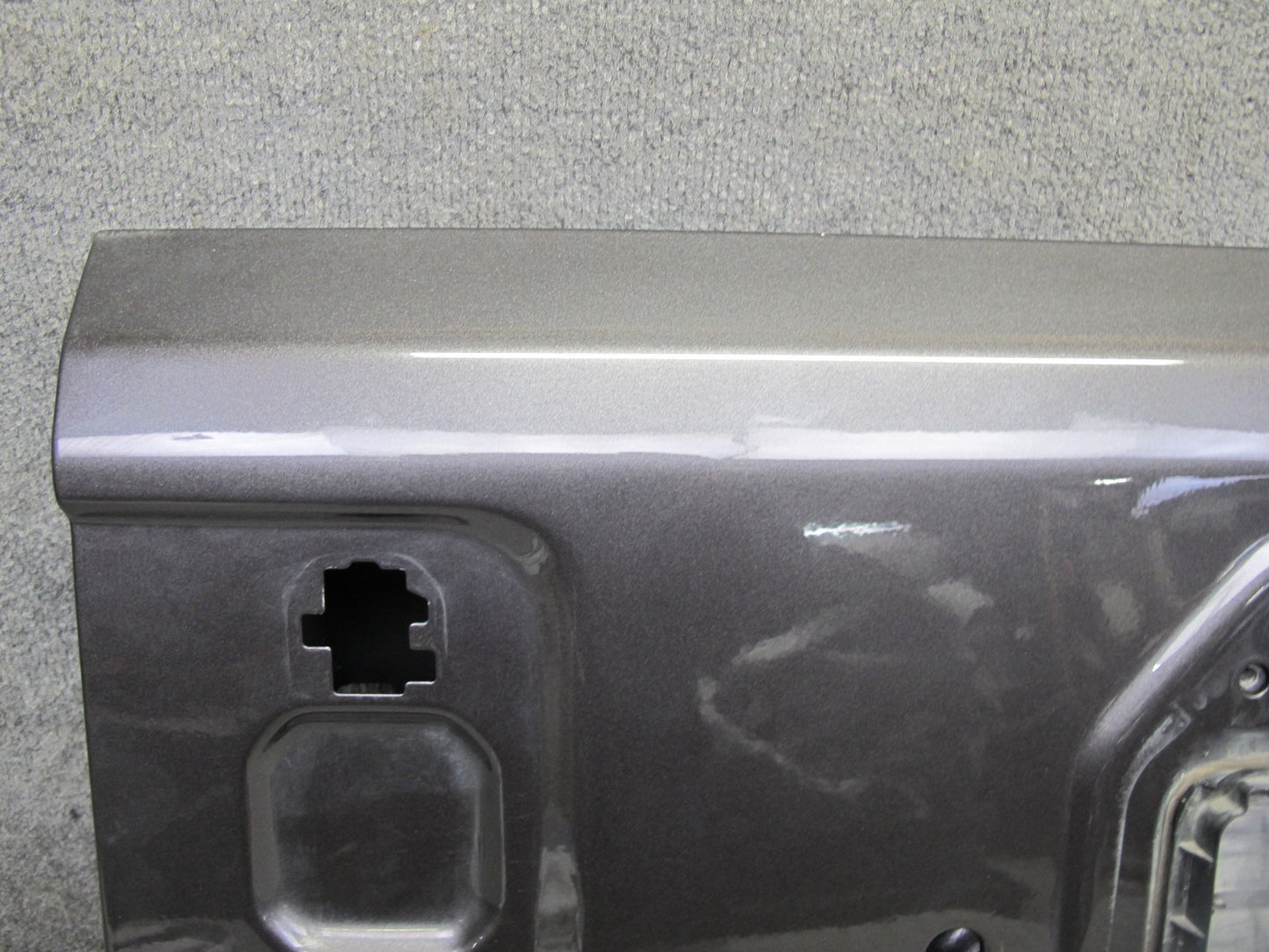18-23 Jeep Wrangler JL Rear Trunk Lower Deck Lid Gate Panel Granite Metallic OEM