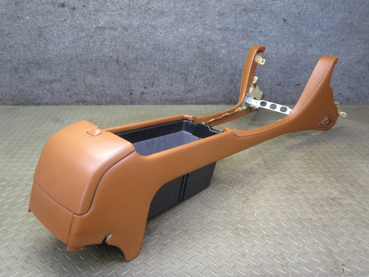 02-04 Lexus SC430 Front Center Console Trim Cover Panel w Compartment Saddle OEM