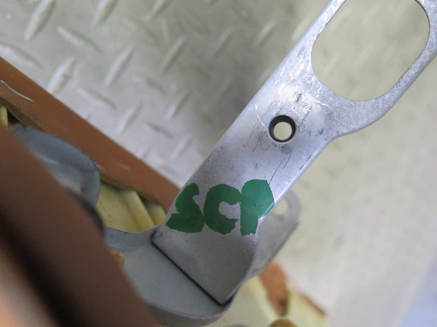 02-04 Lexus SC430 Front Center Console Trim Cover Panel w Compartment Saddle OEM