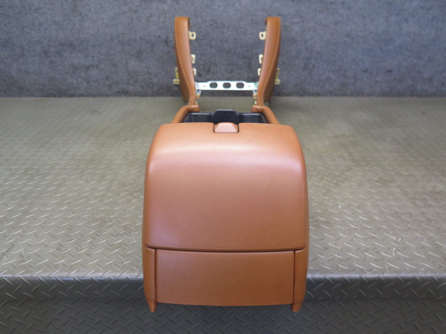 02-04 Lexus SC430 Front Center Console Trim Cover Panel w Compartment Saddle OEM