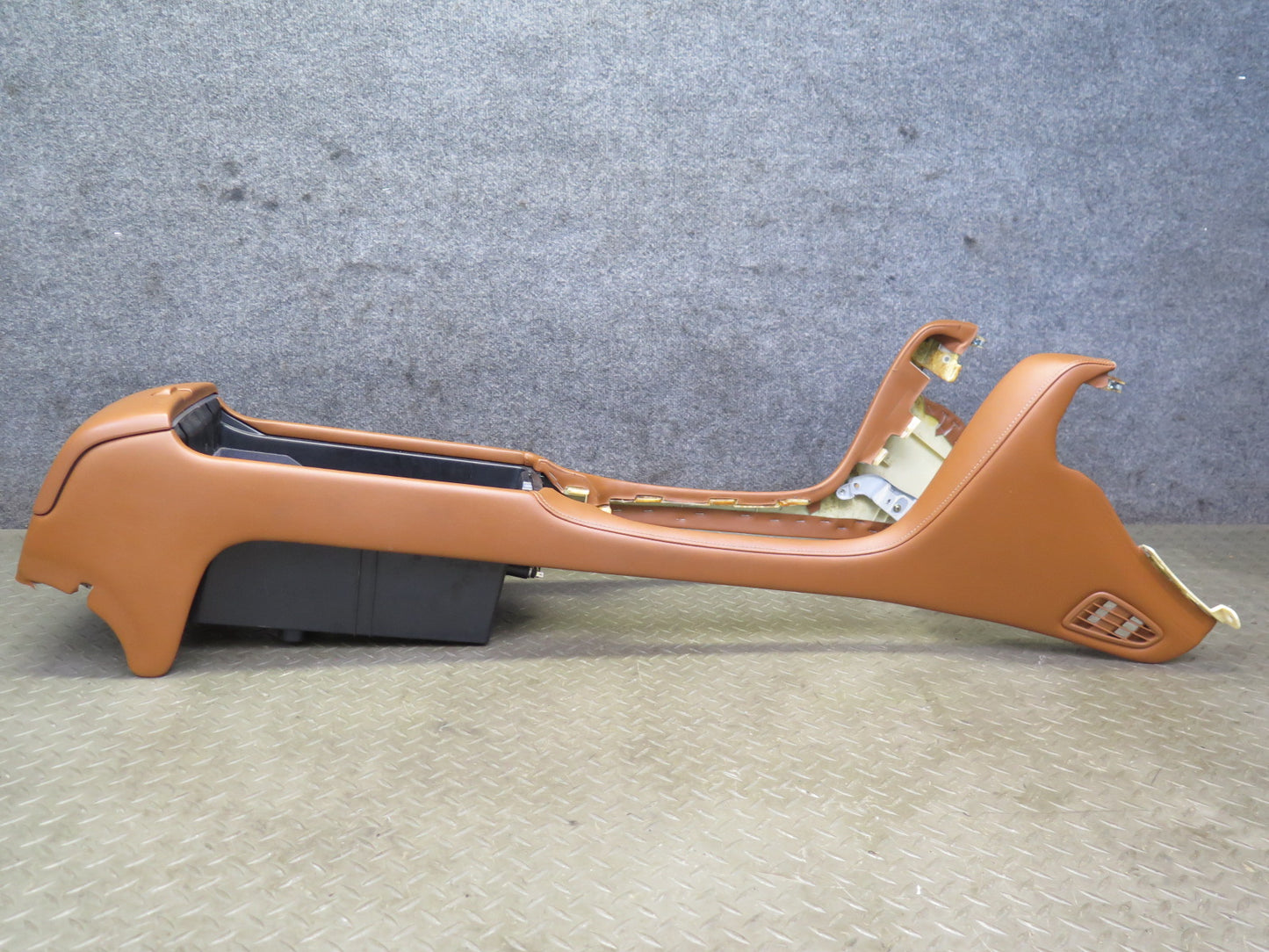 02-04 Lexus SC430 Front Center Console Trim Cover Panel w Compartment Saddle OEM