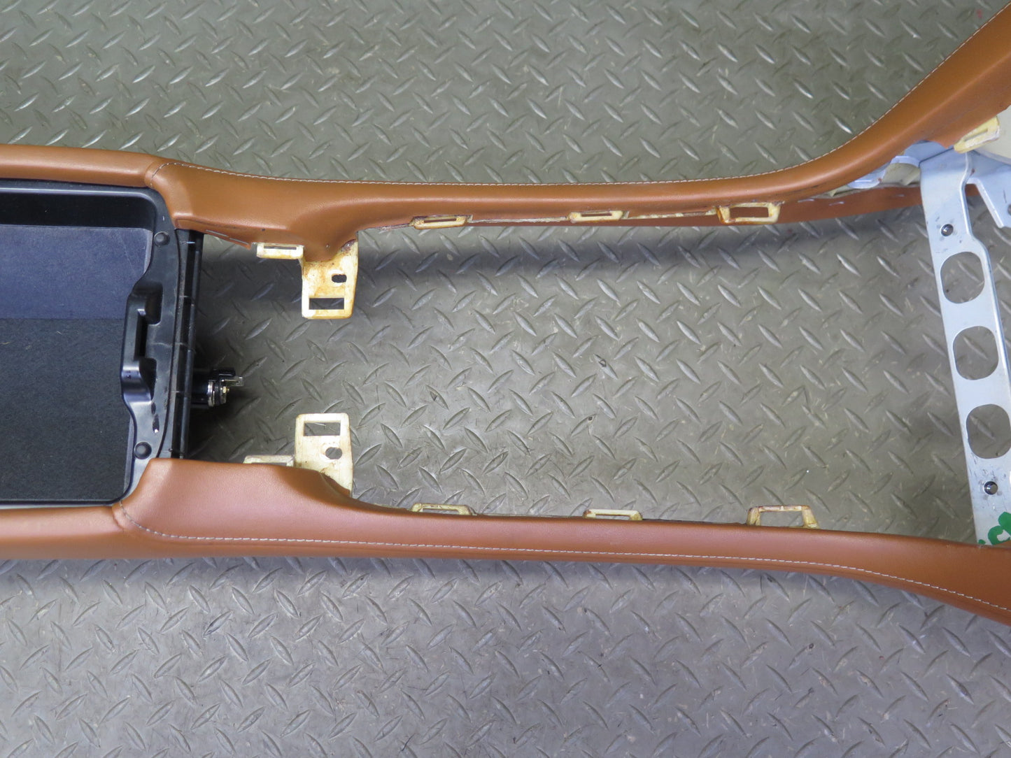 02-04 Lexus SC430 Front Center Console Trim Cover Panel w Compartment Saddle OEM