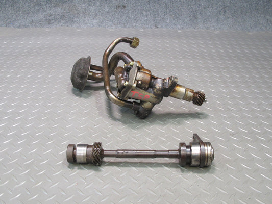 86-92 Toyota Supra MA70L 7MGE NON Turbo Engine Oil Pump w Driveshaft Set OEM