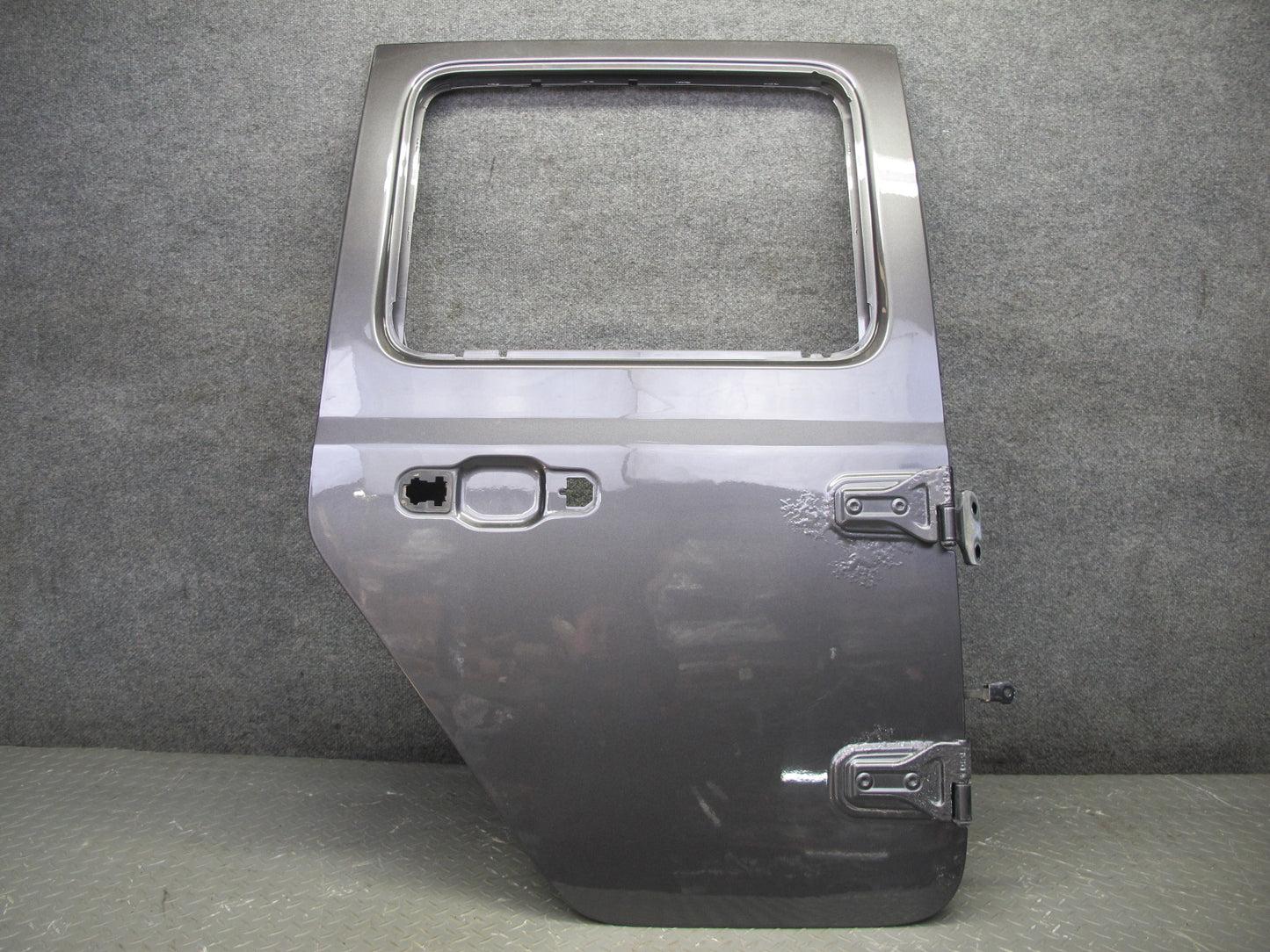 18-26 Jeep Wrangler JL 4-DOOR Rear Right Door Shell Panel Granite Metallic OEM