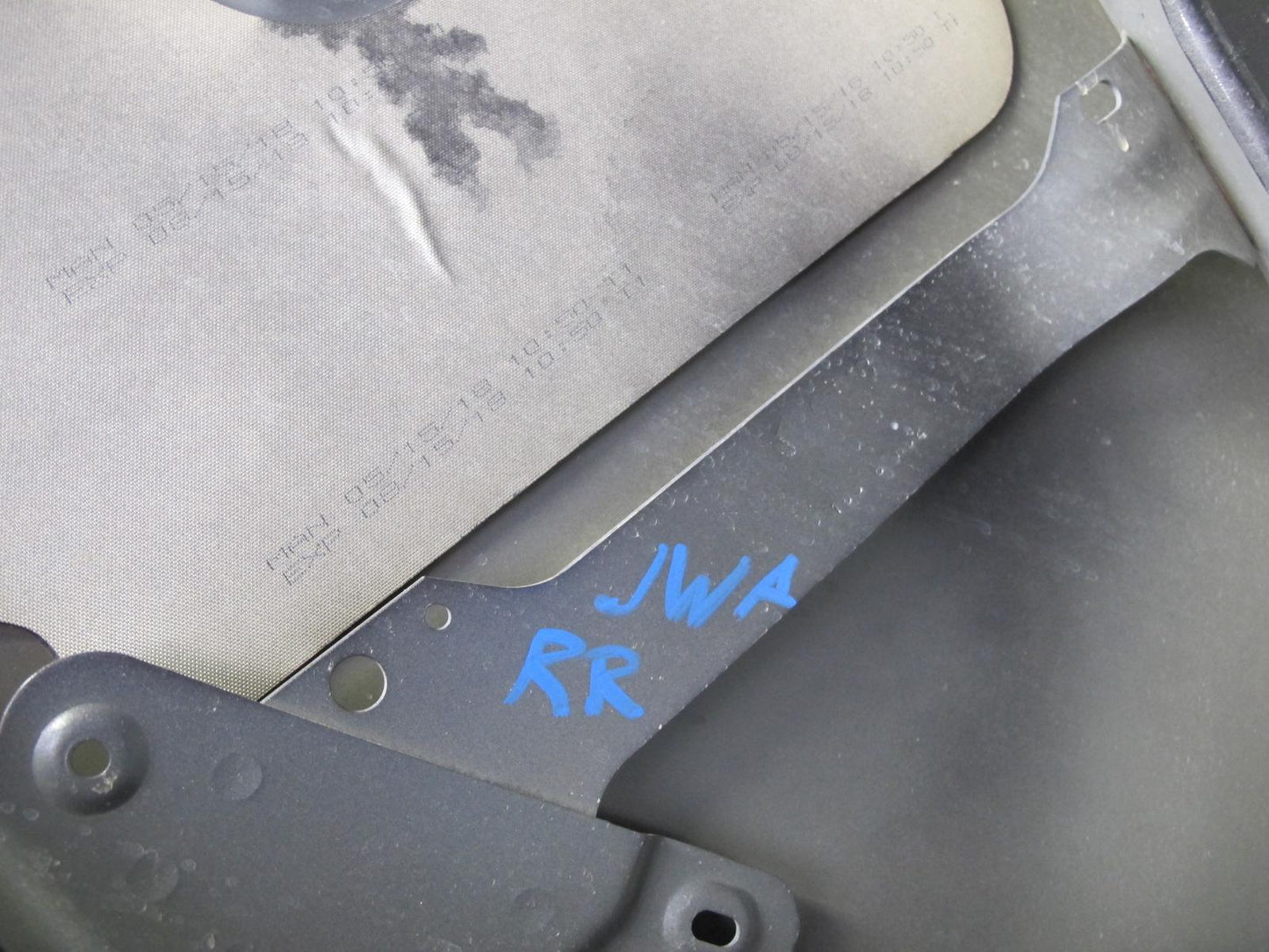 18-26 Jeep Wrangler JL 4-DOOR Rear Right Door Shell Panel Granite Metallic OEM