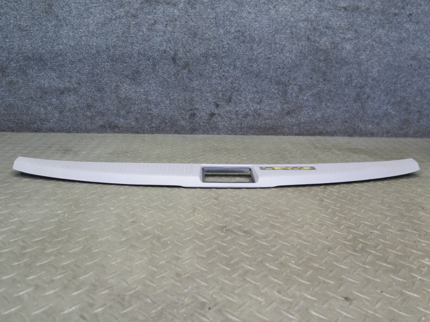 02-10 Lexus SC430 Z40 Rear Trunk Floor Finish Sill Scuff Plate Trim Panel OEM