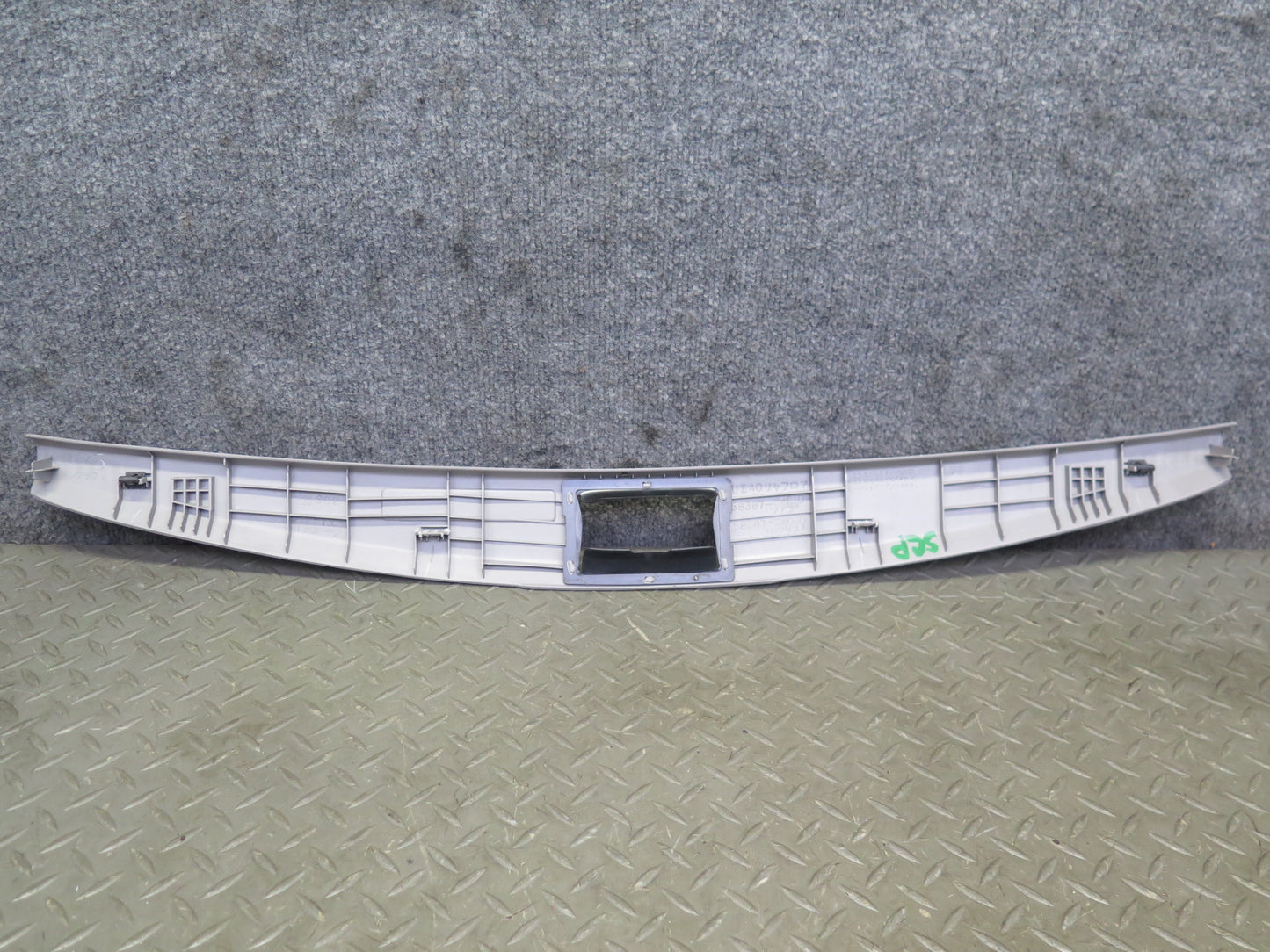 02-10 Lexus SC430 Z40 Rear Trunk Floor Finish Sill Scuff Plate Trim Panel OEM