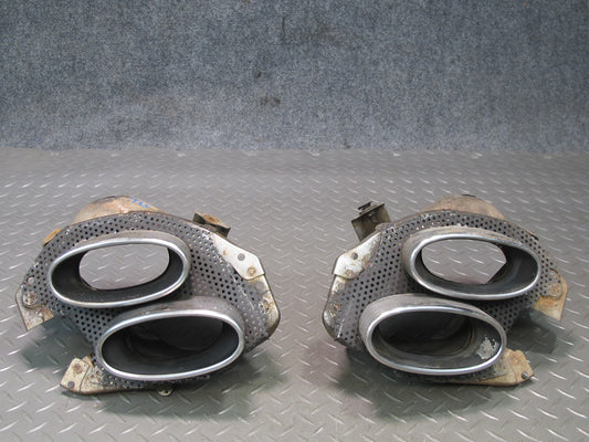 08-14 Lexus USE20L Is-f Set of 2 Rear Left & Right Dual Exhaust Tip OEM