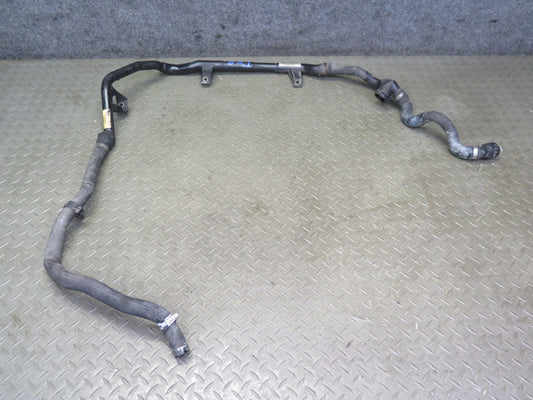 11-13 BMW E90 E92 E93 335i N55 Engine Coolant Heater Thermostat Hose Line OEM