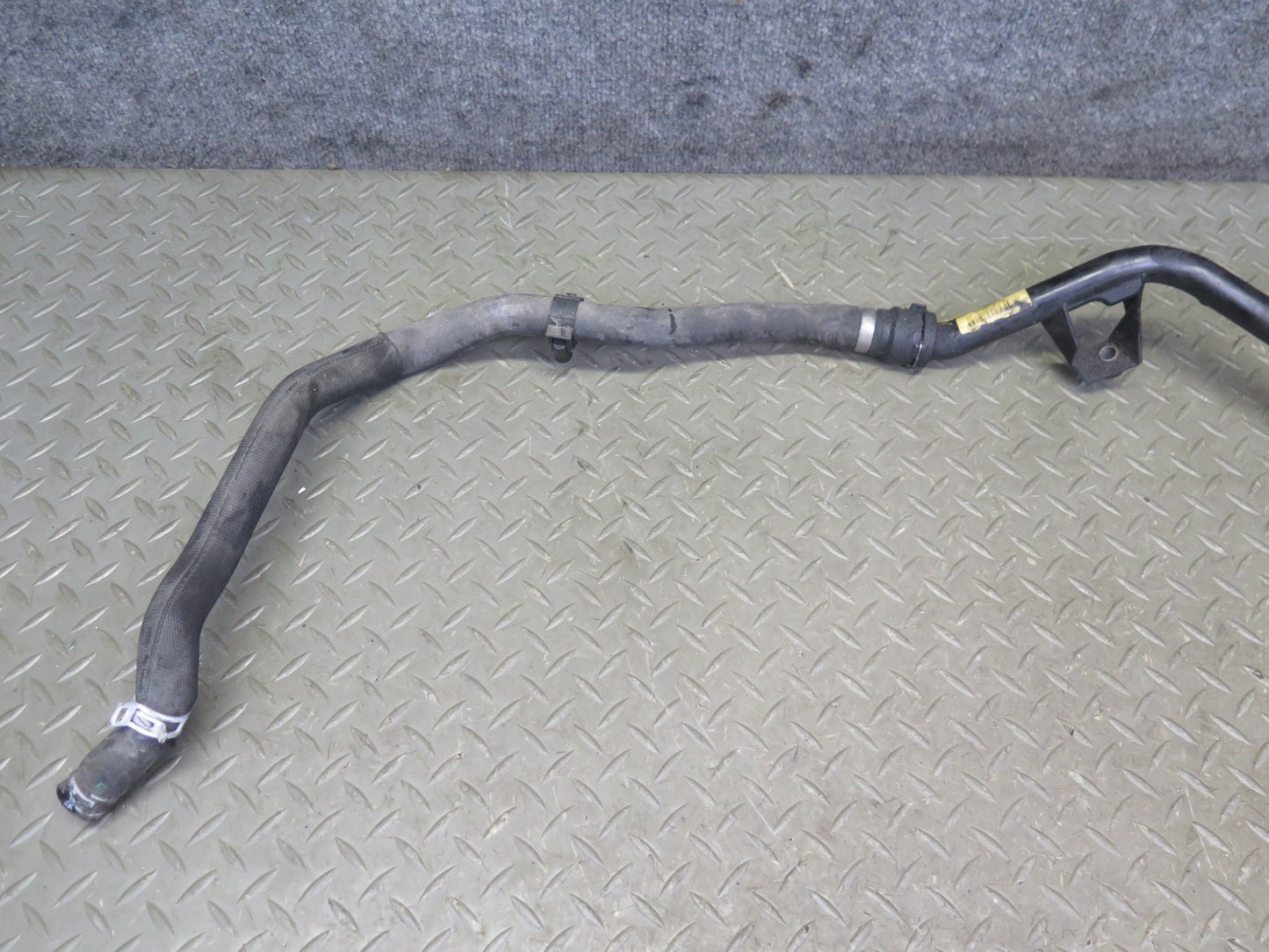 11-13 BMW E90 E92 E93 335i N55 Engine Coolant Heater Thermostat Hose Line OEM