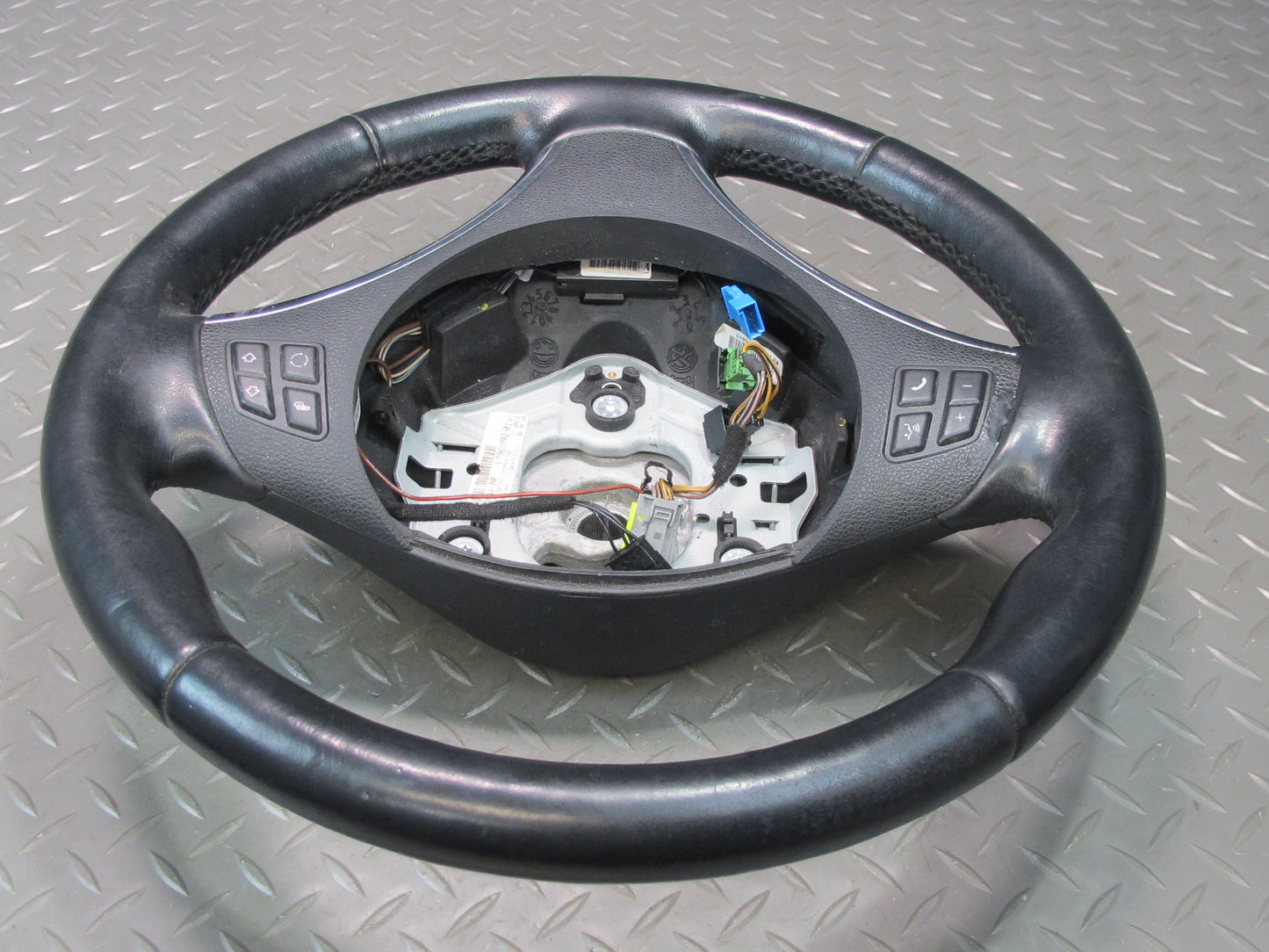07-13 BMW E90 E92 E93 335i Leather Sport Steering w Controls OEM