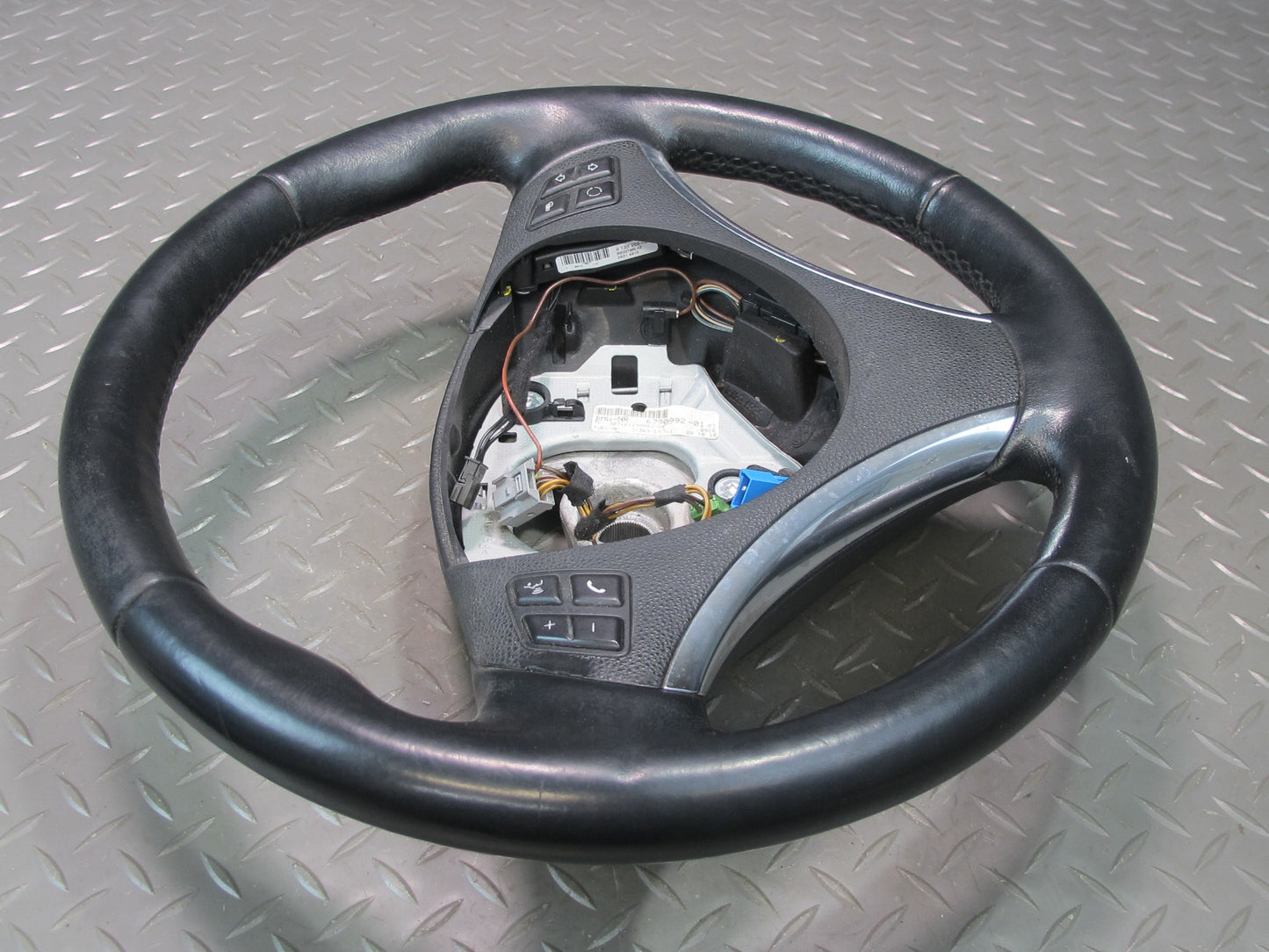 07-13 BMW E90 E92 E93 335i Leather Sport Steering w Controls OEM