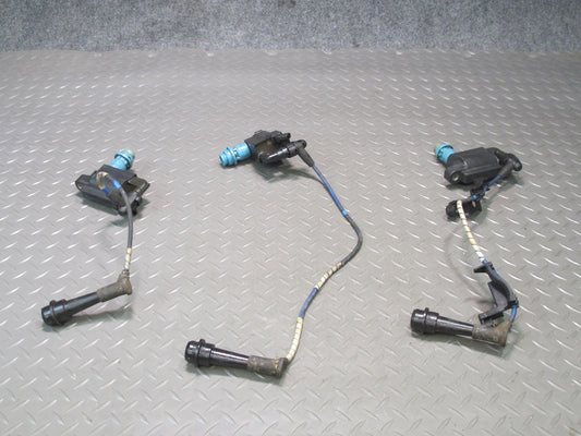 98-05 Lexus IS300 GS300 SC300 2JZGE Set of 3 Engine Ignition Coil w Cable OEM