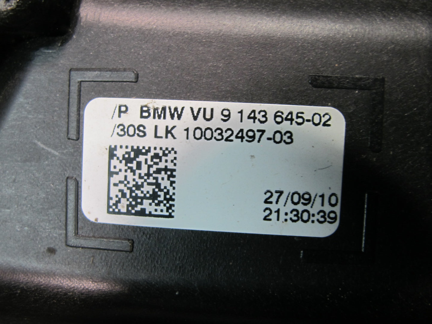 07-13 BMW E90 E92 E93 335i Steering Column Lower Trim Panel 9143645 OEM