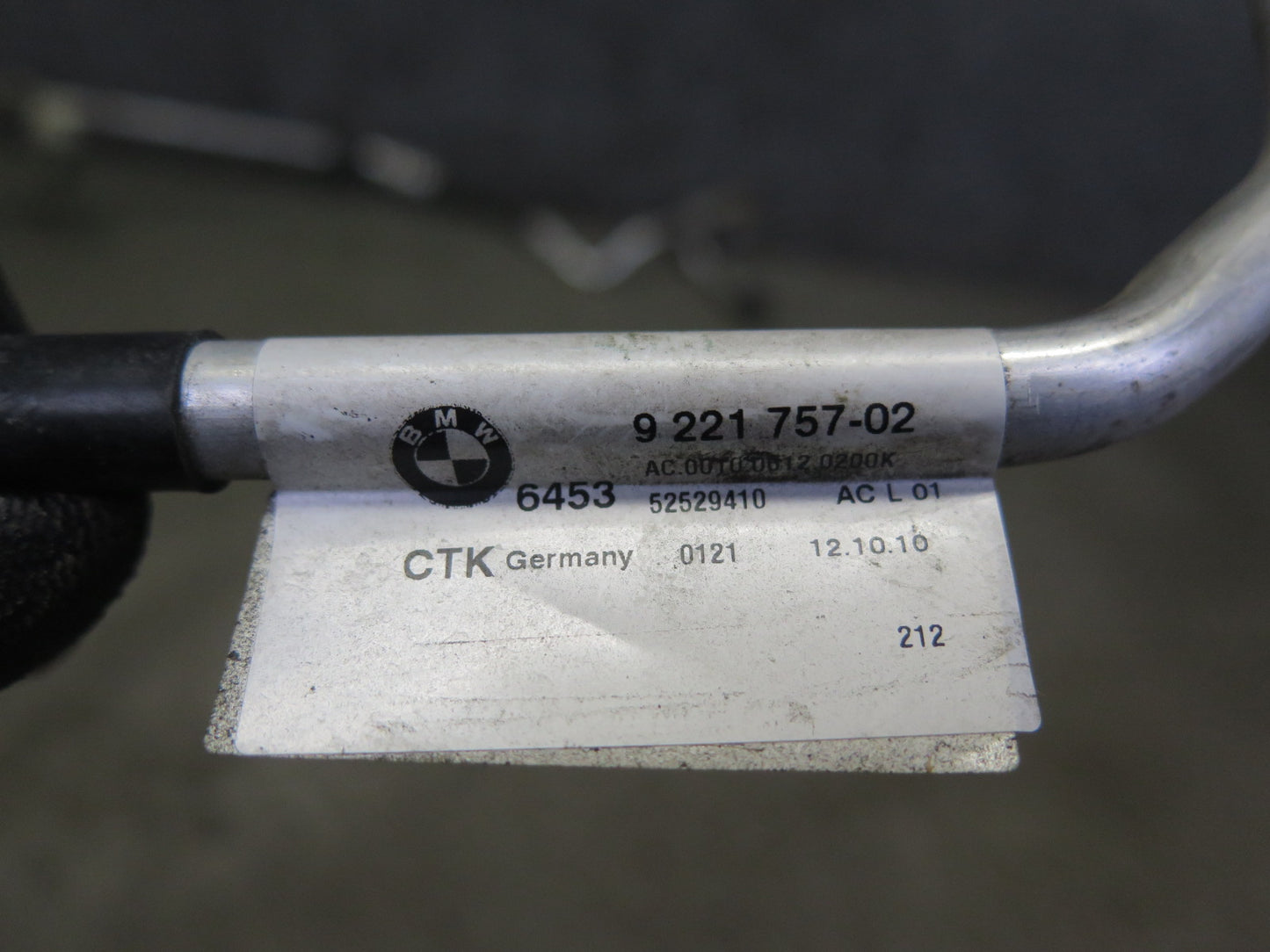 11-13 BMW E90 E92 E93 335i N55 Set of 3 A/C Air Condition Hose Pipe Line OEM