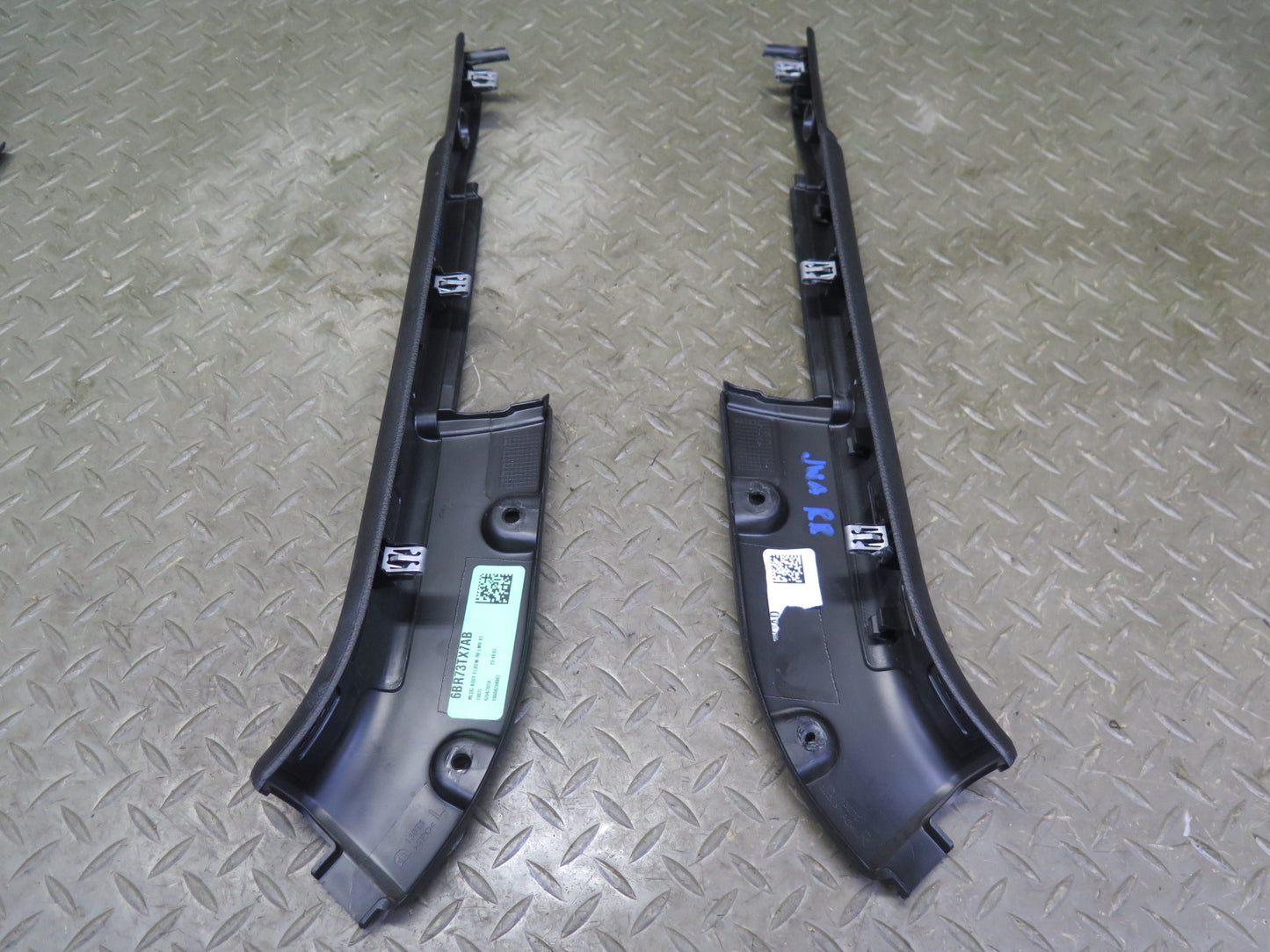 18-23 Jeep Wrangler JL 4-DOOR Sport Roof Roll Bar D Pillar Trim Panel Set OEM