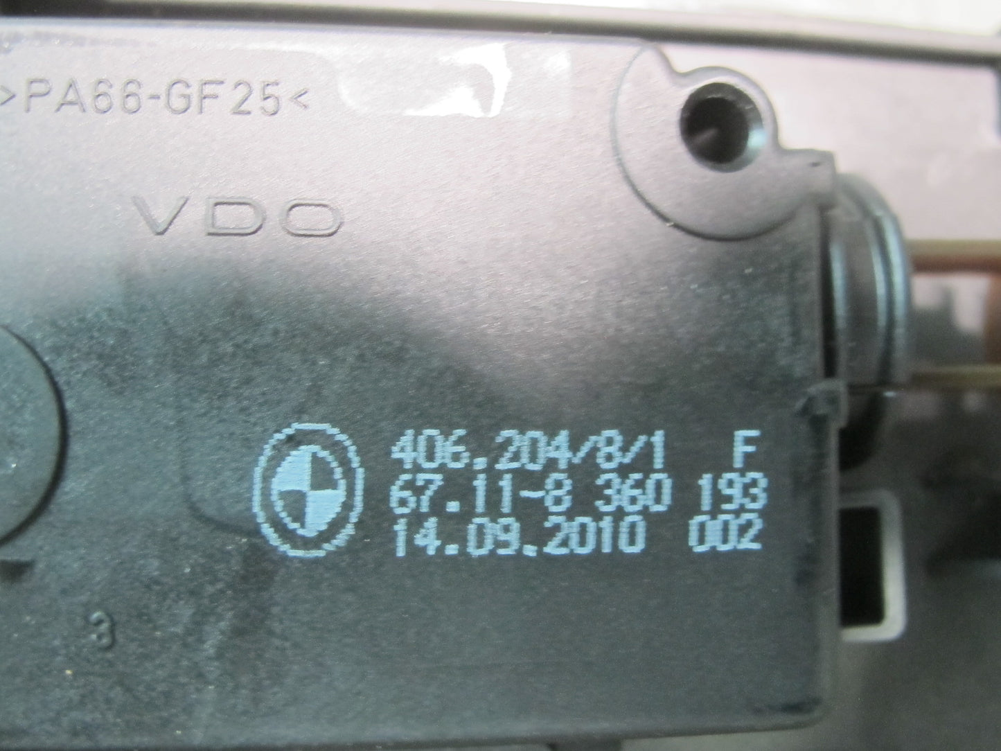 07-13 BMW E93 335i Convertible Trunk Lock Locking Mechanism Assembly 7258345 OEM