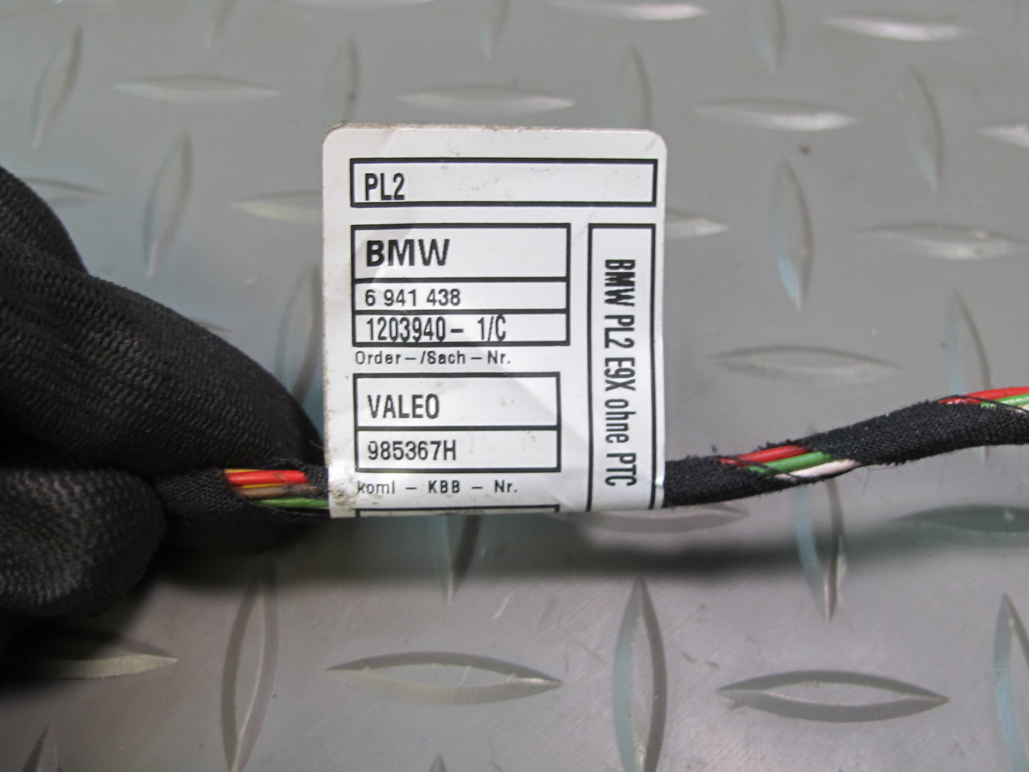 07-13 BMW E90 E92 E93 335i A/C Heater Flap Door Actuator Motor Wiring Set OEM