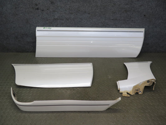 03-07 Lexus LX470 Front & Rear Left Door Fender Lower Trim Molding Set of 4