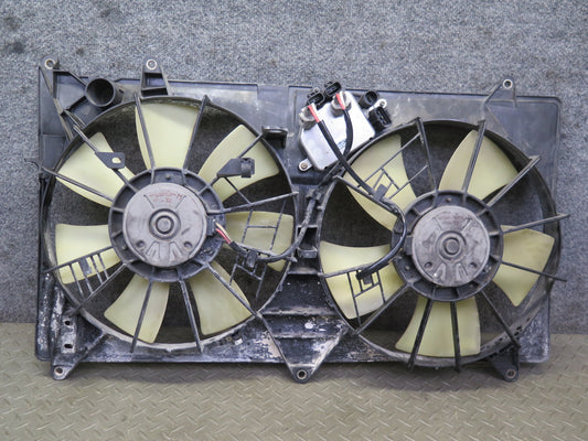 02-10 Lexus SC430 Engine Cooling Fan Motor Shroud w Control Module OEM