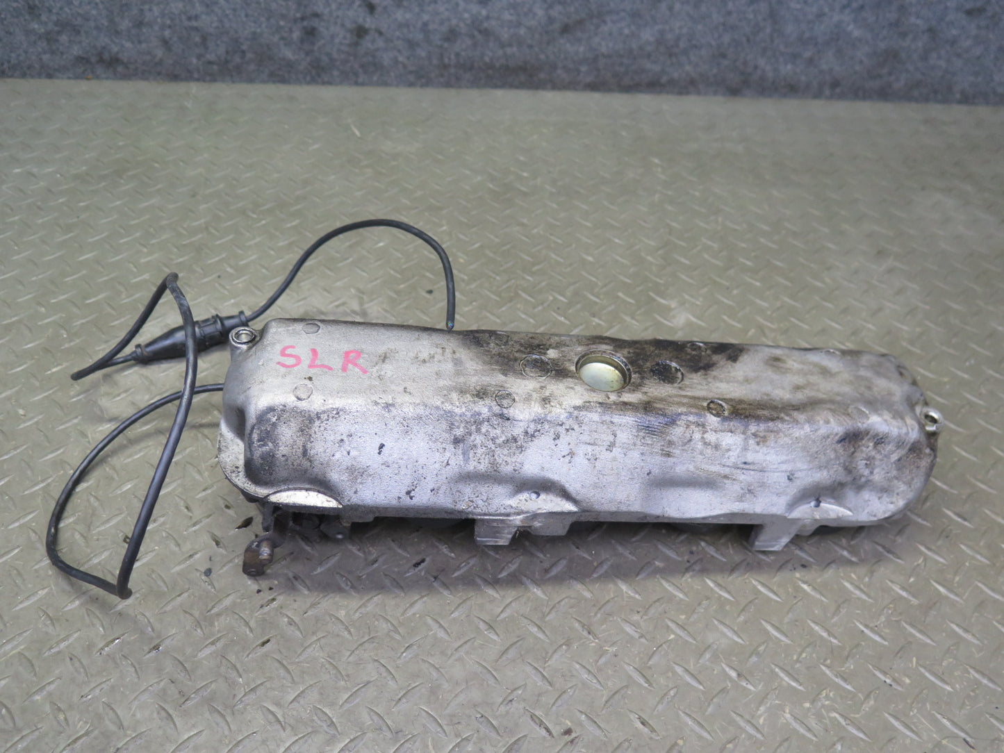 81-85 Mercedes R107 380SL M116 Engine Lower Intake Manifold w Throttle Body OEM