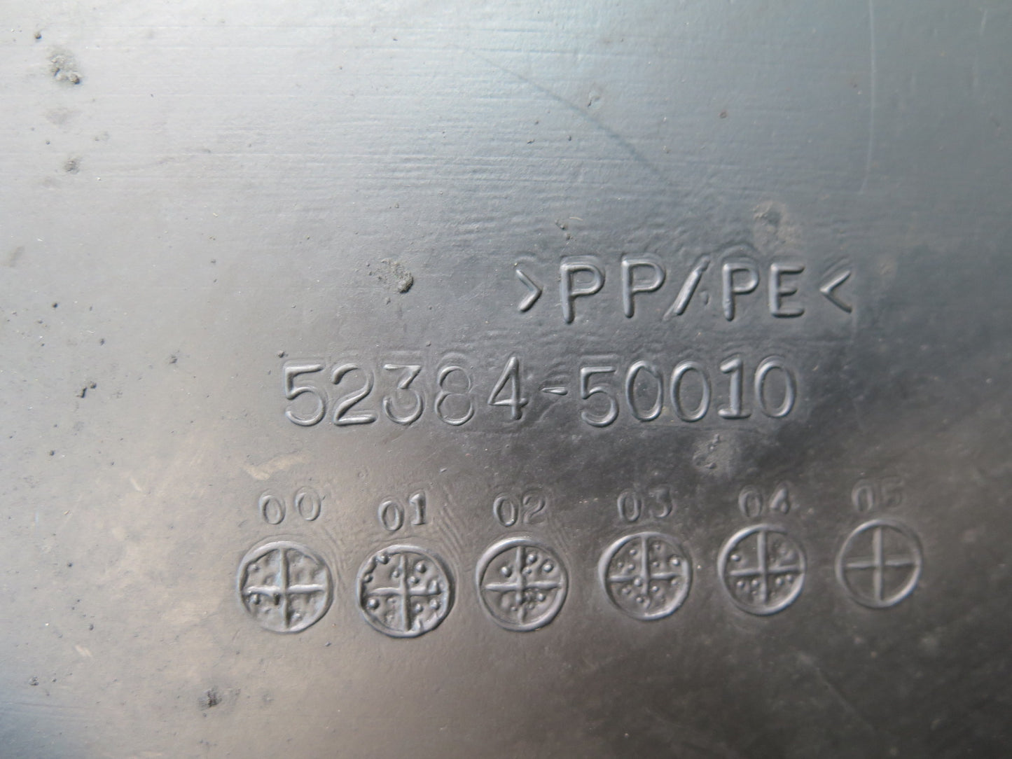 01-06 Lexus LS430 UCF30L Set of 2 Rear Differential Shield Trim Panel OEM