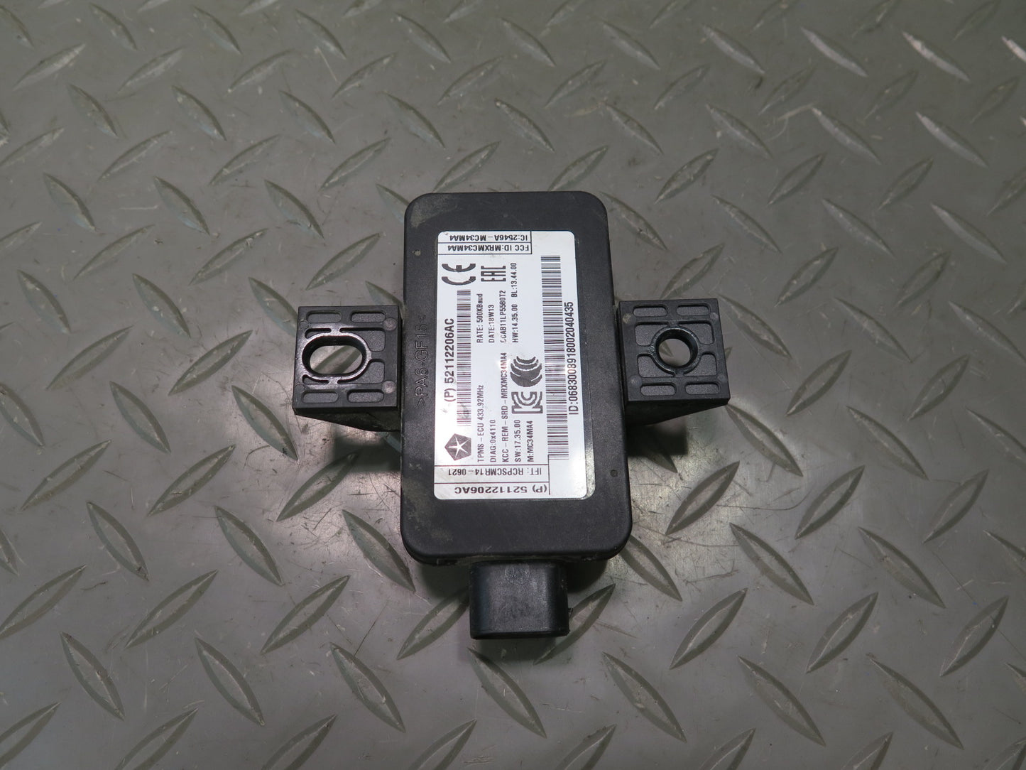 2018 Jeep Wrangler JL Chassis Suspension Control  Module 52112206AC OEM