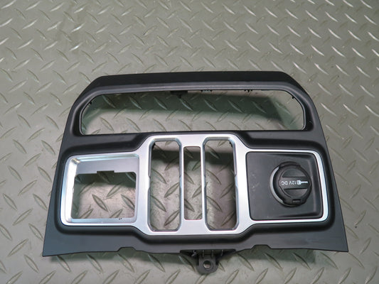 18-23 Jeep Wrangler JL Dash Center Window Switch Trim Bezel Panel 12V Outlet OEM