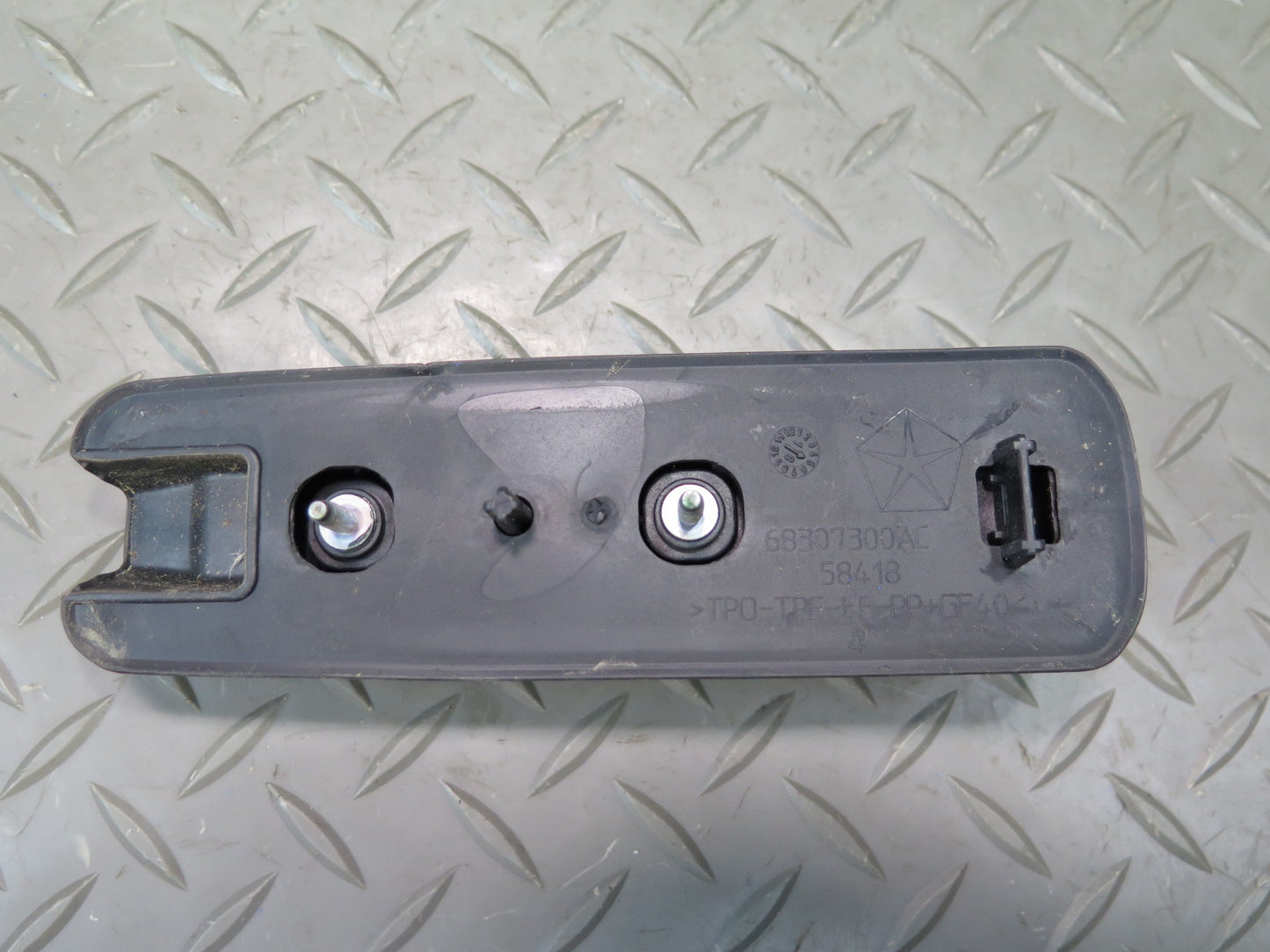 18-26 Jeep Wrangler JL Set of 2 Front Windshield Hold Down Bracket OEM