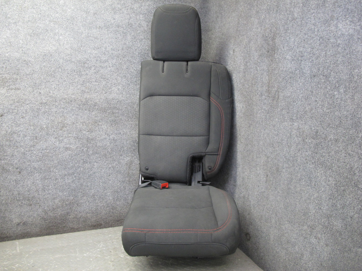 18-19 Jeep Wrangler Rubicon 4-DOOR RED Stiches Front & Rear Cloth Seat Set OEM