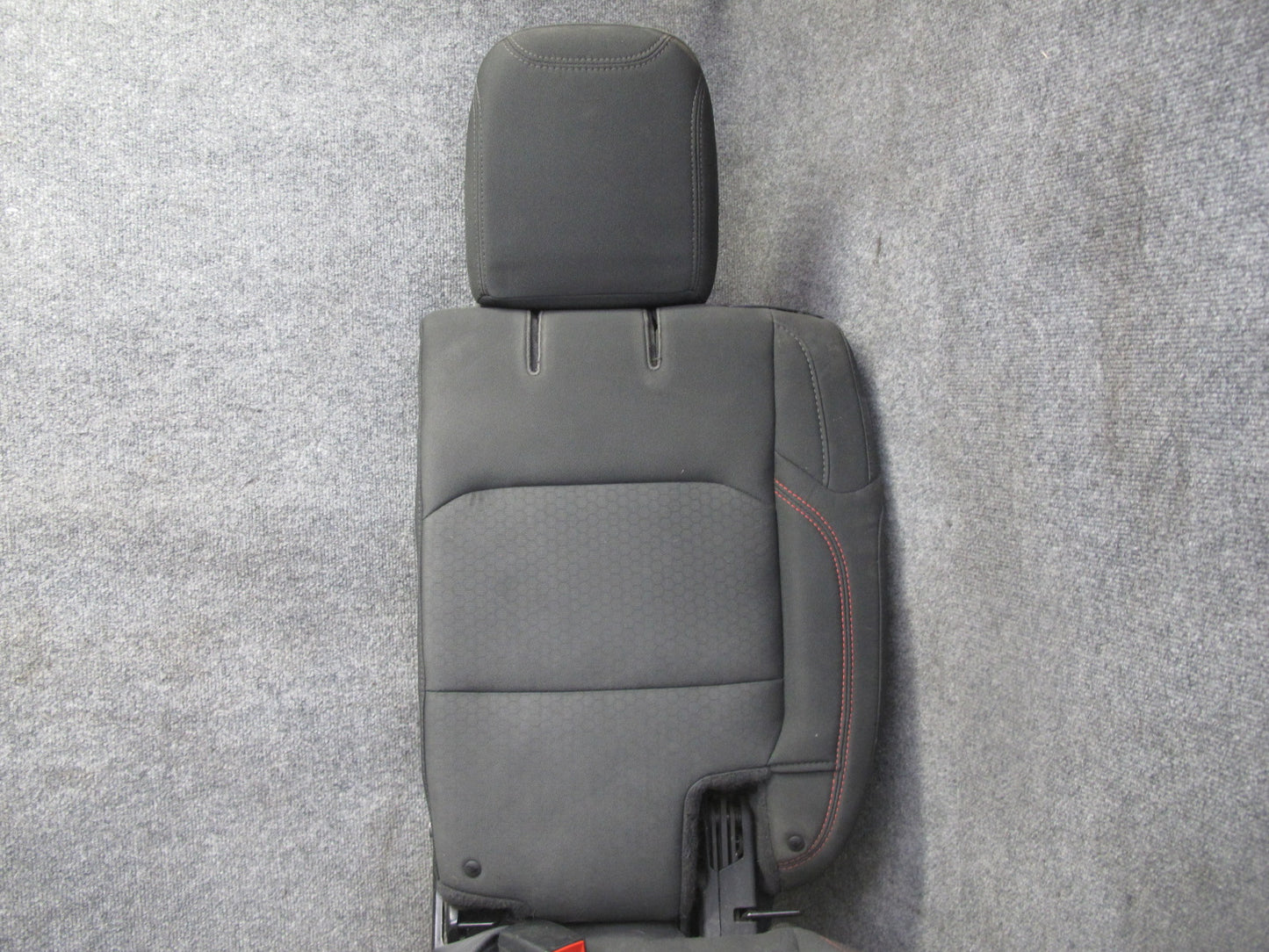 18-19 Jeep Wrangler Rubicon 4-DOOR RED Stiches Front & Rear Cloth Seat Set OEM