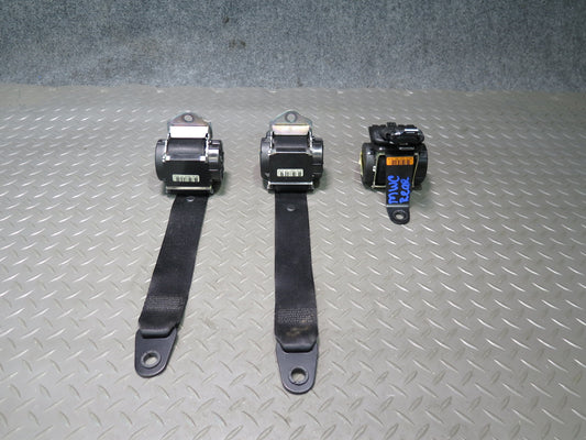 11-15 MINI R60 COUNTRYMAN REAR LEFT CENTER RIGHT SIDE SEATBELT RETRACTOR SET OEM