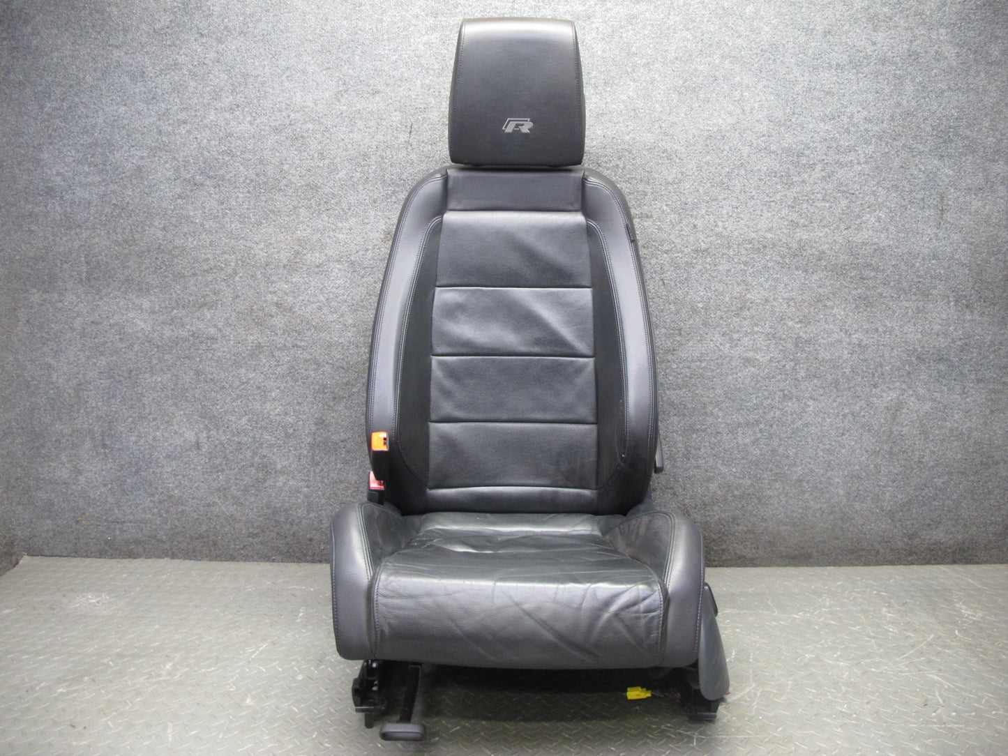 12-13 VW Golf R MK6 4DOOR Front & Rear Leather Sport Heated Seat Set Black OEM