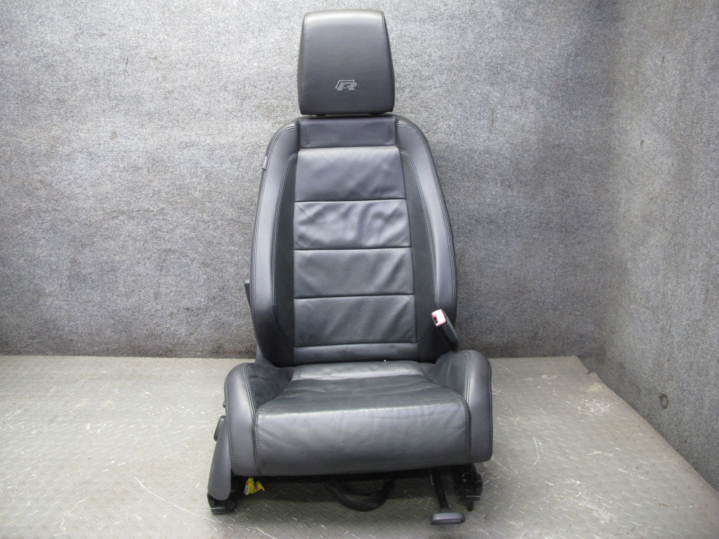 12-13 VW Golf R MK6 4DOOR Front & Rear Leather Sport Heated Seat Set Black OEM