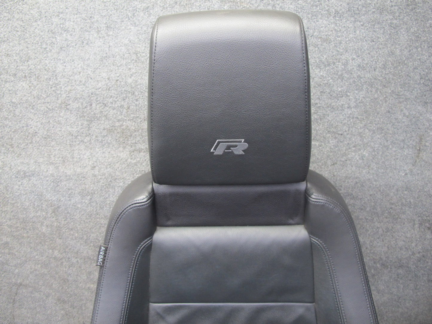 12-13 VW Golf R MK6 4DOOR Front & Rear Leather Sport Heated Seat Set Black OEM