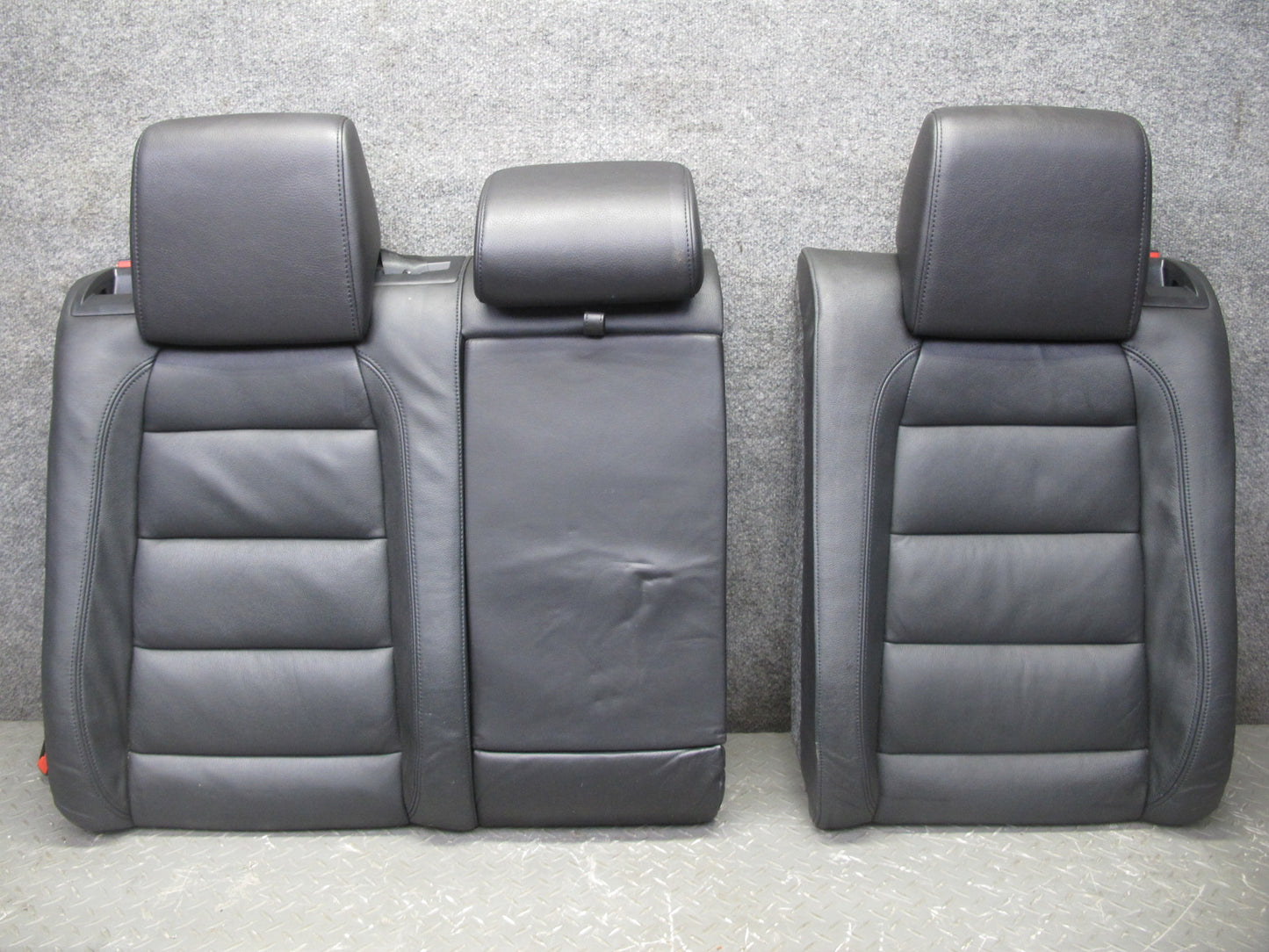 12-13 VW Golf R MK6 4DOOR Front & Rear Leather Sport Heated Seat Set Black OEM