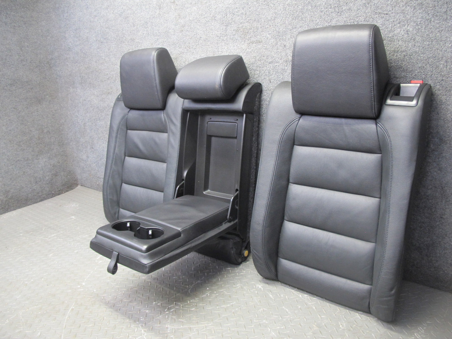 12-13 VW Golf R MK6 4DOOR Front & Rear Leather Sport Heated Seat Set Black OEM