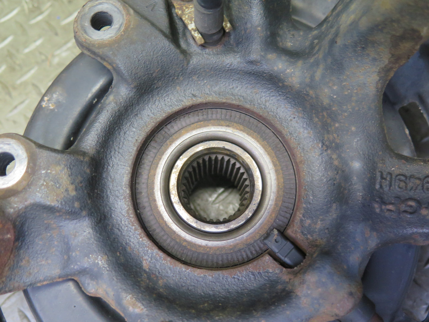 07-13 BMW E90 E92 E93 335i RWD Rear Left Spindle Knuckle Wheel Hub Bearing OEM