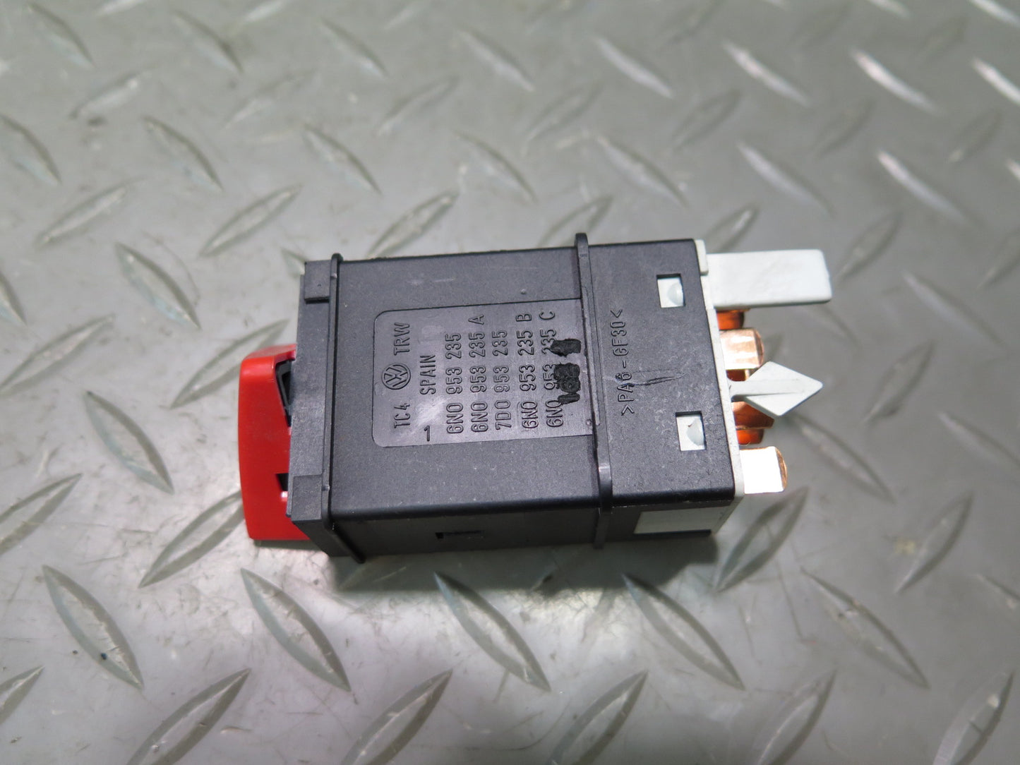 97-03 VW Eurovan T4 Emergency Hazard Flasher Light Defrost Button Switch Set OEM