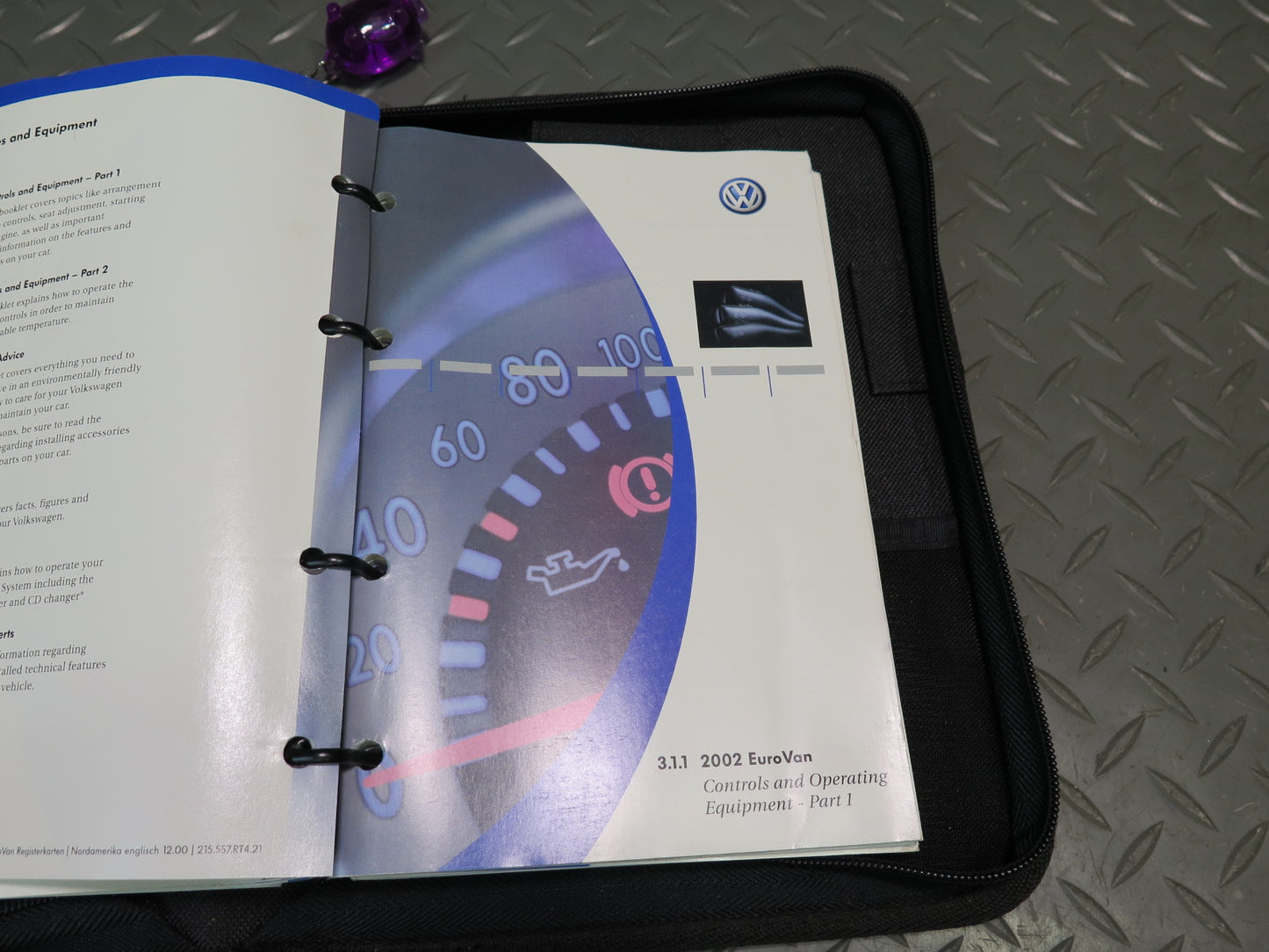 2002 Volkswagen VW Eurovan T4 Owner Operator Guide Manual Book Set W/ Case OEM
