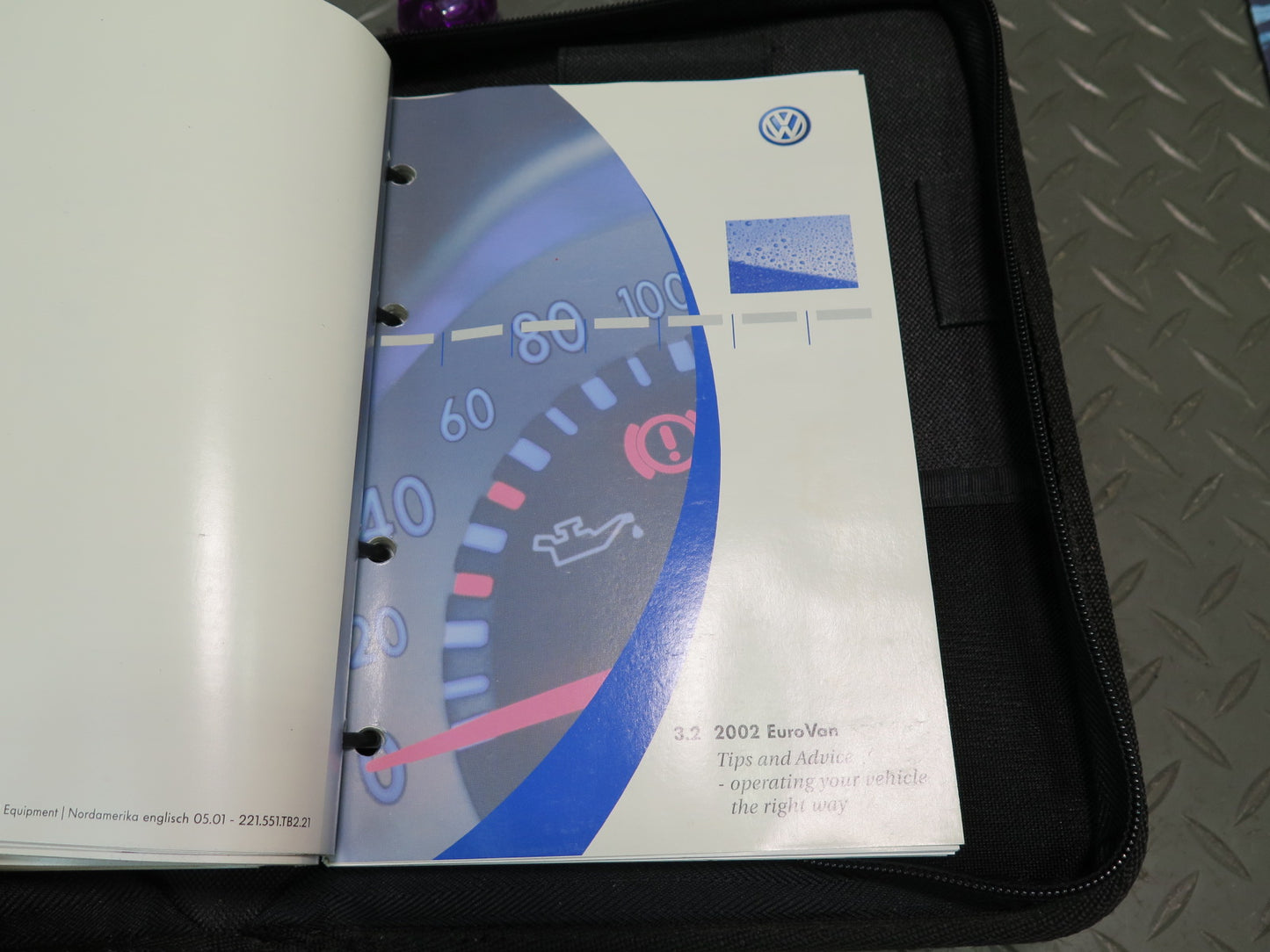 2002 Volkswagen VW Eurovan T4 Owner Operator Guide Manual Book Set W/ Case OEM