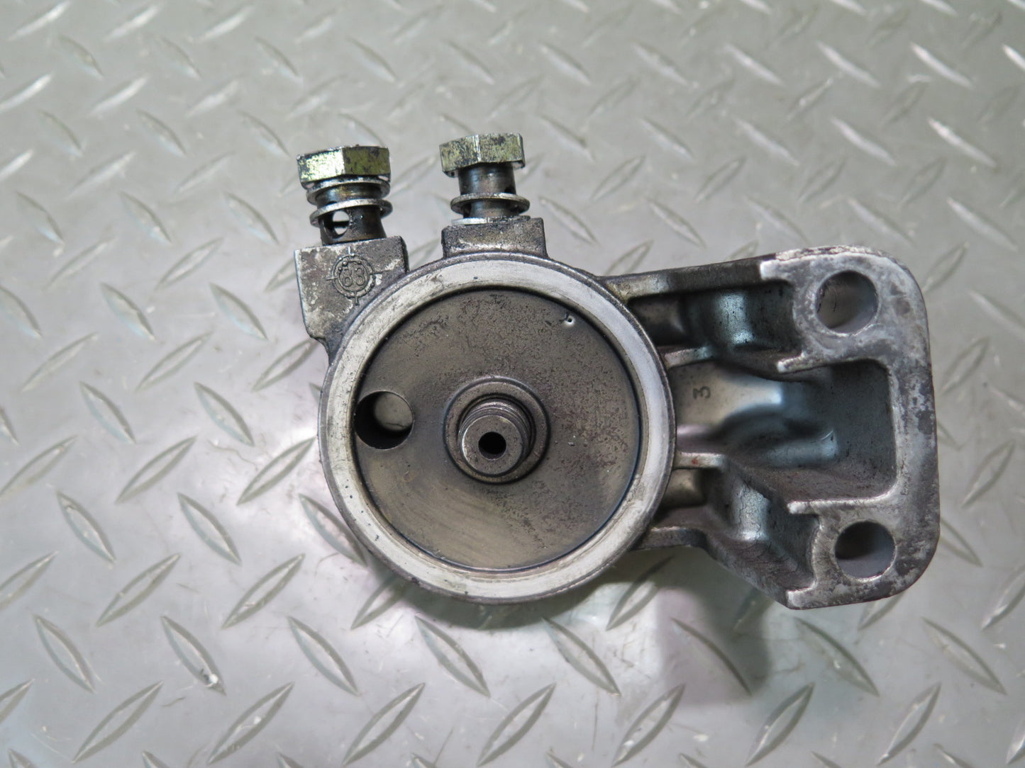 81-83 Mercedes W123 240D Fuel Filter Housing Mount Bracket 6150920208 OEM