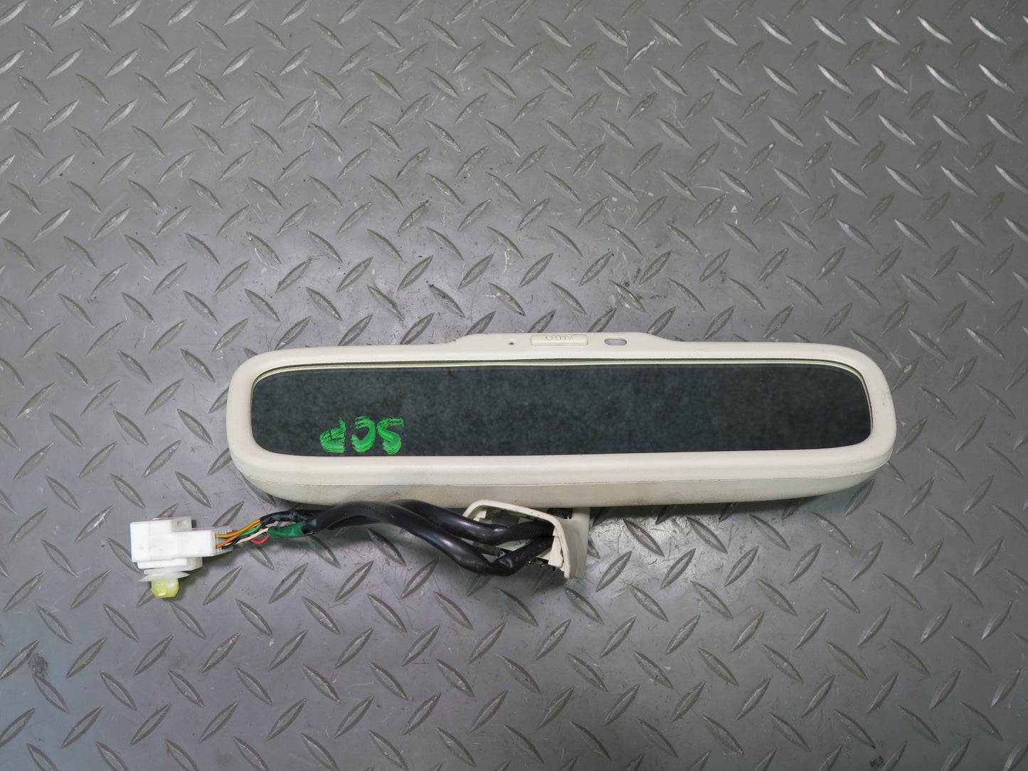 02-10 Lexus Z40 SC430 Auto Dimming Interior Rear View Mirror Ecru OEM