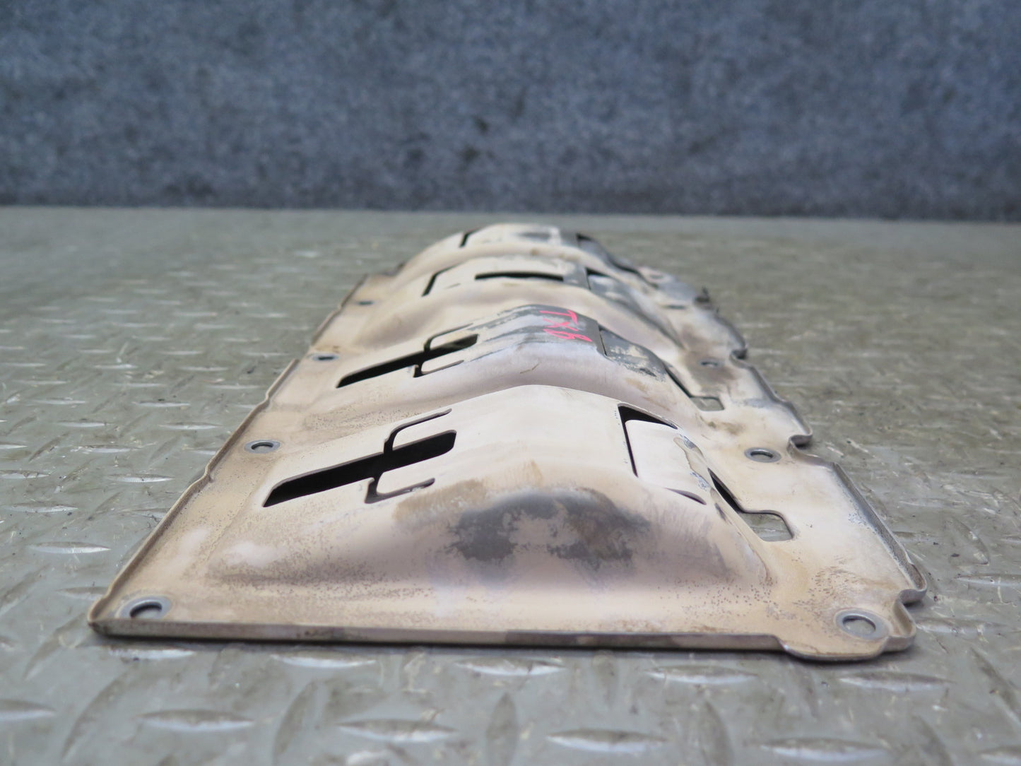 96-99 BMW E36 328iC M52 Engine Lower Oil Pan Oil Dipstick Oil Baffle Set OEM