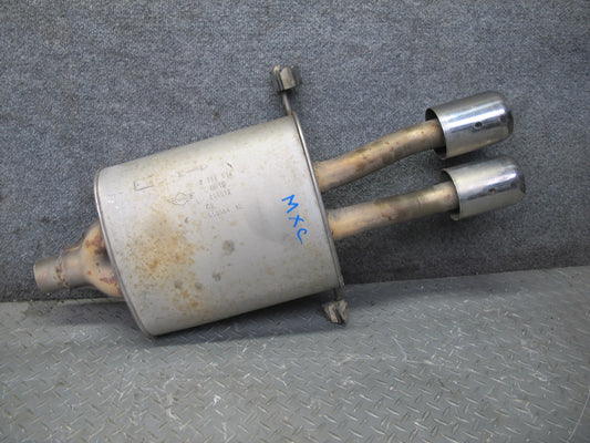 07-13 Mini Cooper S R56 R57 R58 R59 Rear Exhaust Muffler w Tips 2756514 OEM