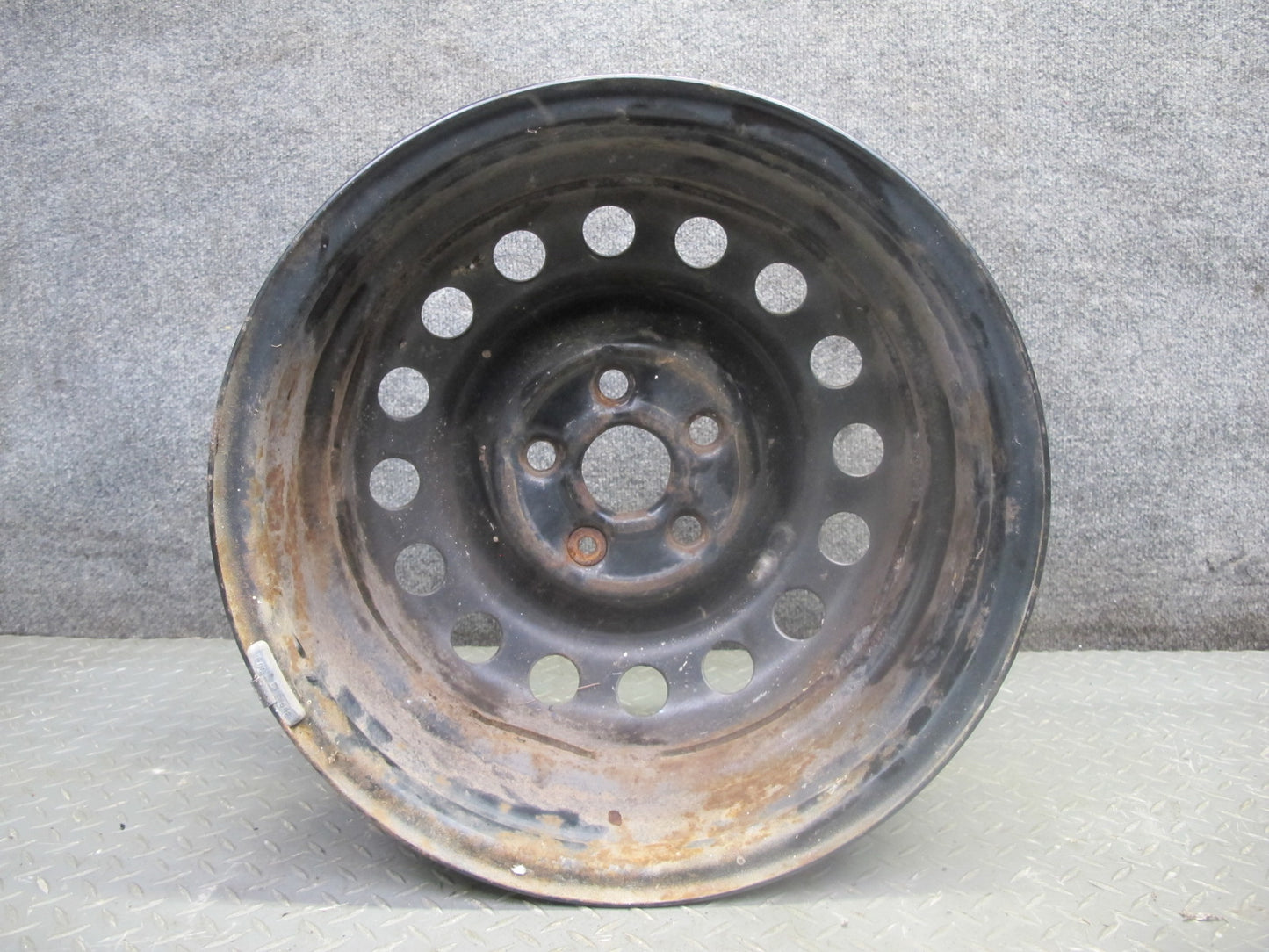 97-03 VW Eurovan T4 Factory R16" Steel Wheel Rim 16x6J ET53 5x112 7D0601027D OEM