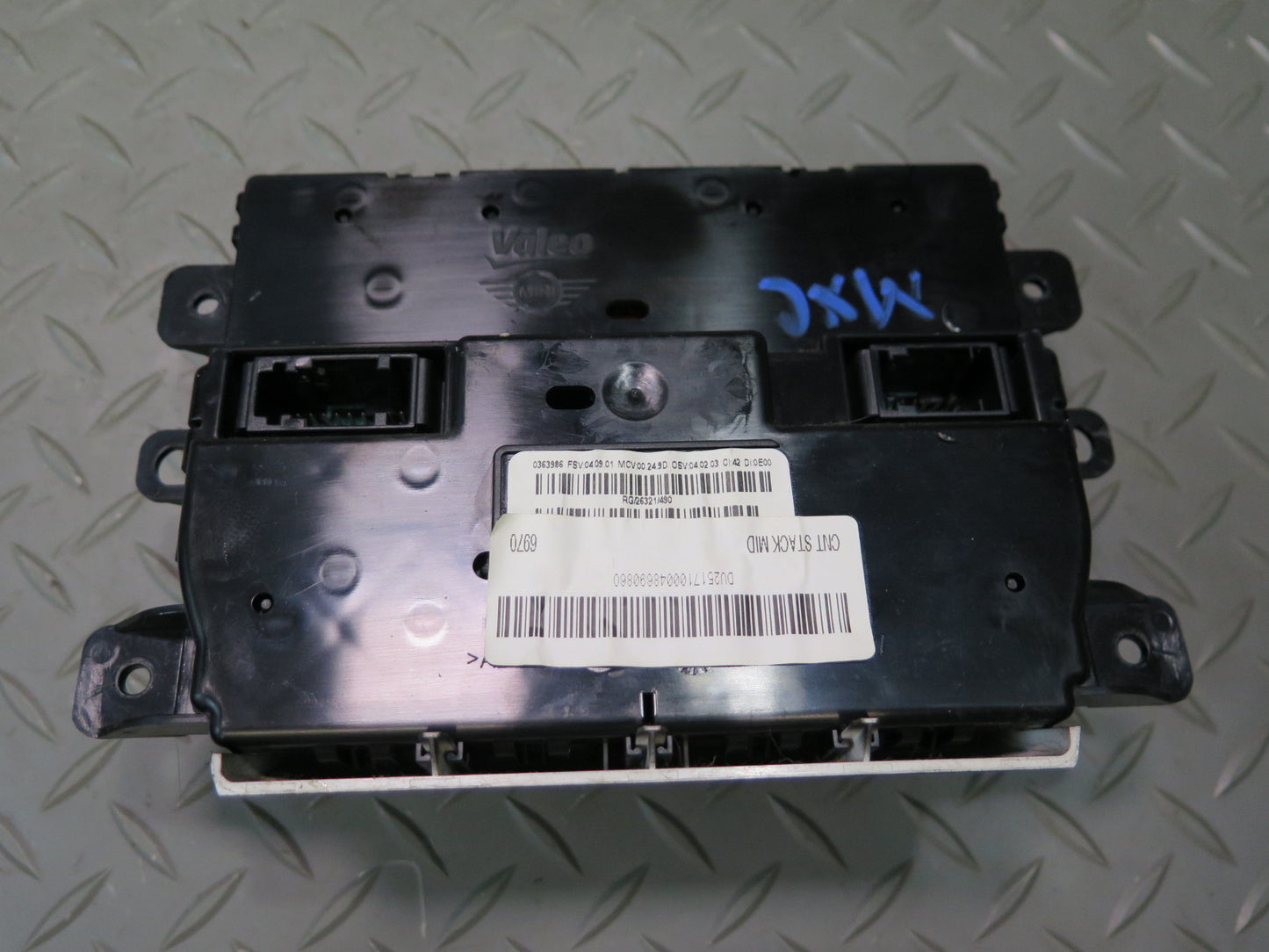 11-13 Mini Cooper R57 Convertible A/C Heater Climate Control Switch Panel OEM