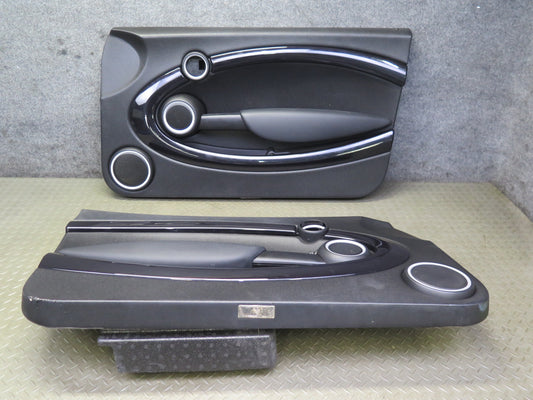 07-13 Mini Cooper S R56 R57 Set of 2 Left & Right Door Interior Trim Panel OEM
