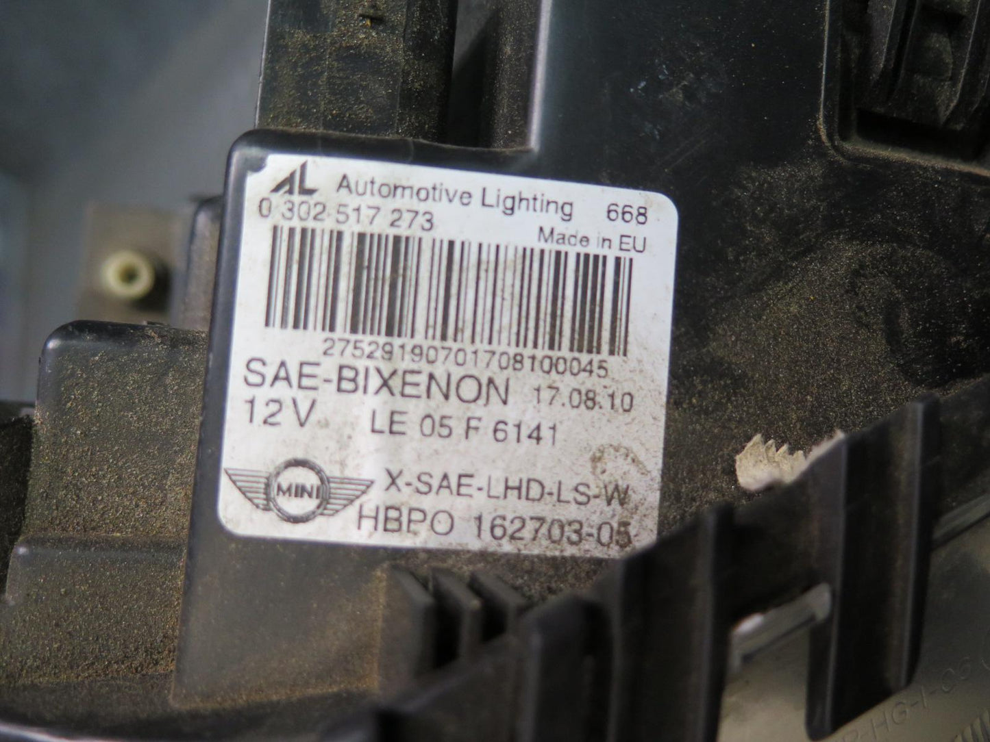07-13 Mini R55 R56 R57 R58 R59 Front Left BI Xenon HID Headlight Lamp OEM