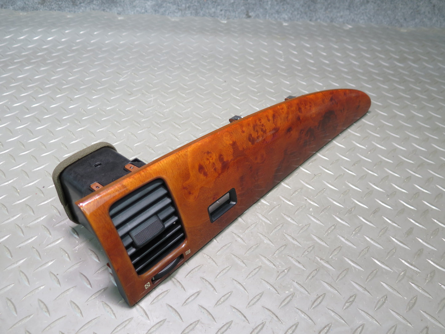 02-05 Lexus SC430 Dash Center Left Right A/C Heater Air Vent w Wood Trim Set OEM